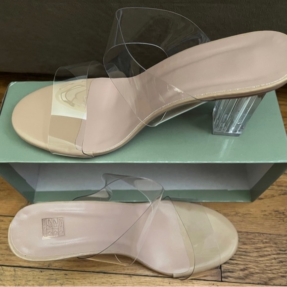 Clear block heels - Picture 3 of 3